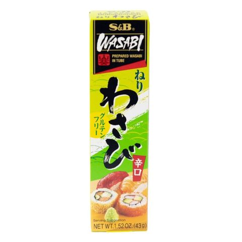 S&B Prepared Wasabi in Tube 43g