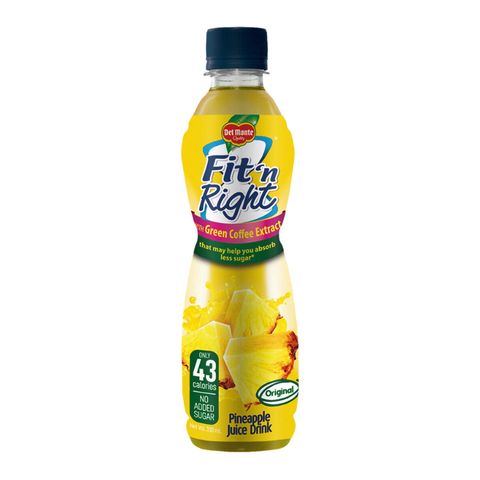 Del Monte Fit 'n Right Pineapple Juice Drink 330ml
