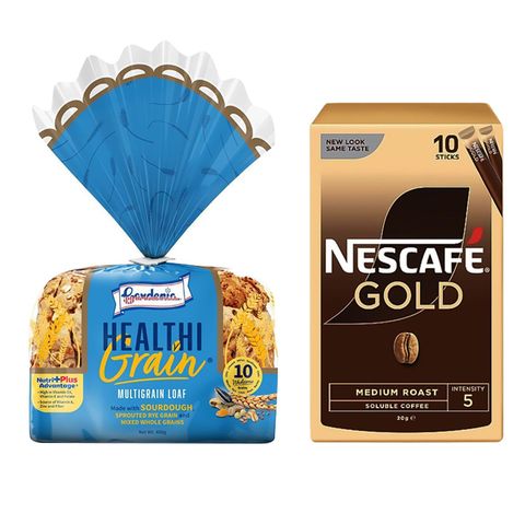 Gardenia Healthy Grain and Nescafe Gold Combo