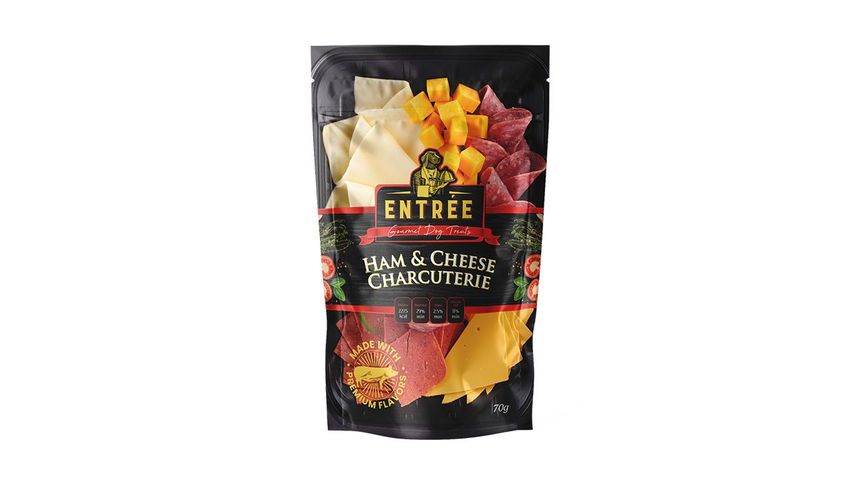 Entree Gourmet Ham & Cheese Charcuterie Dog Treats 70g
