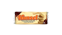 Hansel Chocolate Sandwich Cream-Filled Biscuits 31g x 10s