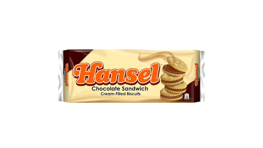 Hansel Chocolate Sandwich Cream-Filled Biscuits 31g x 10s
