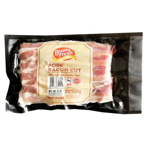Bounty Fresh Freshty Pork Bacon Cut Pack 500g