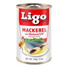 Ligo Mackerel in Natural Oil 155g