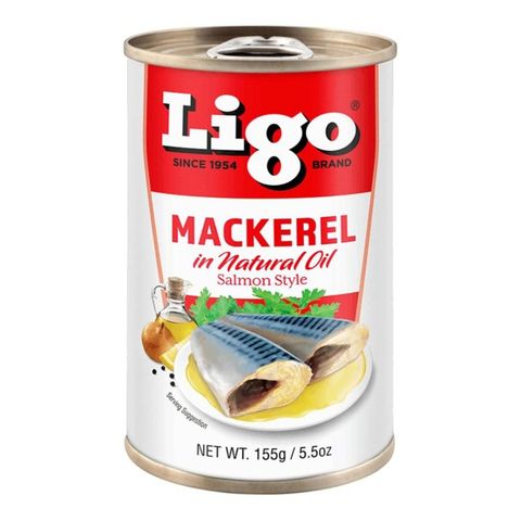 Ligo Mackerel in Natural Oil 155g