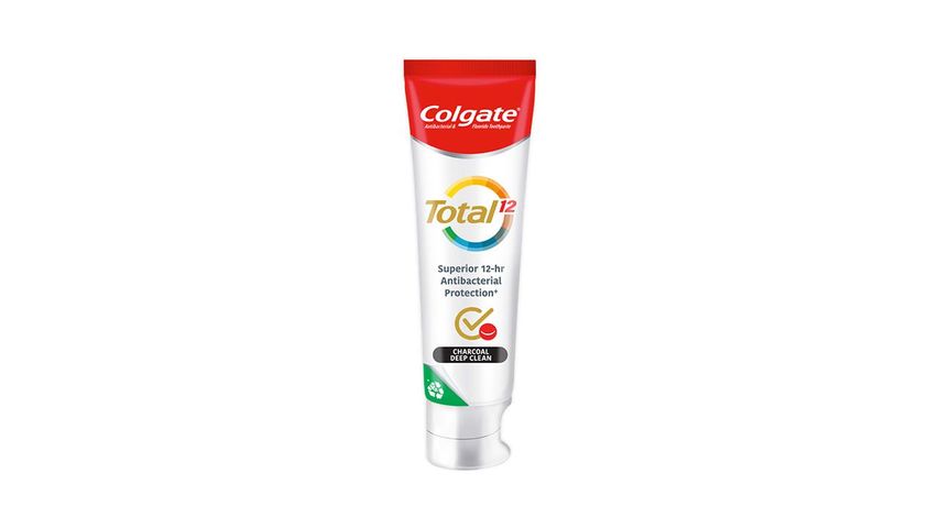 Colgate Total 12 Multi-Benefit Toothpaste Charcoal Deep Clean 150g