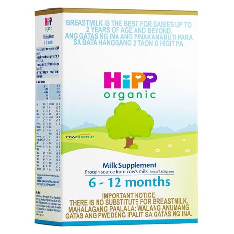 Hipp Organic Milk Supplement (6-12 Months) 800g