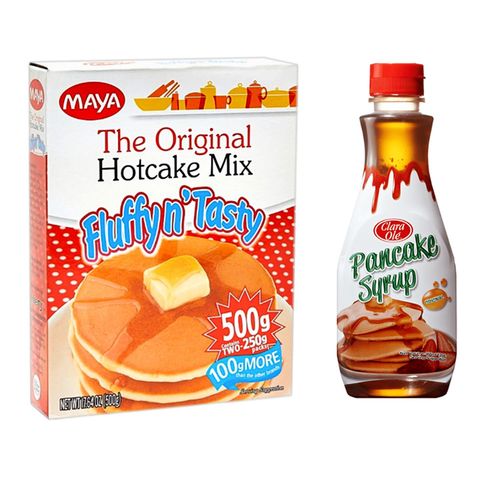 Pancake Bundle: Maya The Original Fluffyn'tasty Hotcake Mix 500g + Clara Ole Pancake Syrup - Original 355ml