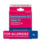 Benadryl AH Antihistamine (25mg) 4 Pieces
