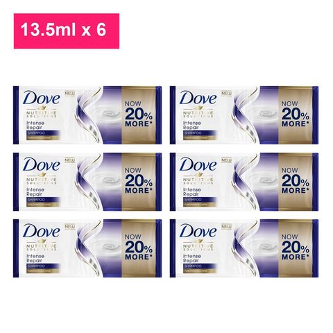 Dove Intense Repair Shampoo 6 x 13.5ml