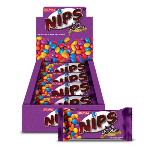 Nips Dark Chocolate 16 x 40g
