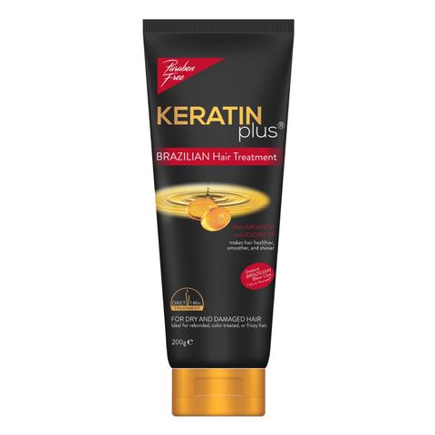 Keratin Plus Brazilian Hair Treatment Black Tube 200g