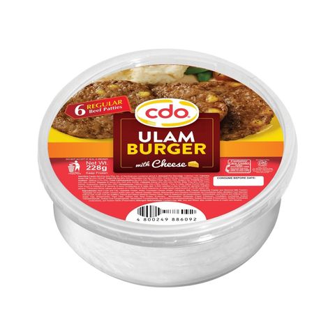 CDO Ulam Burger with Cheese 228G