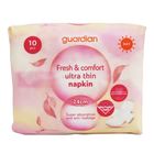 Guardian Day Fresh & Comfort Ultra Thin Napkin Per Pack 10 Pieces