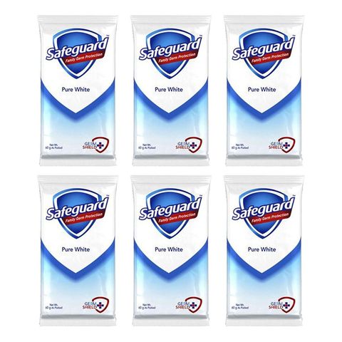 Safeguard Bar White 6 x 60g