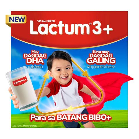 Lactum 3+ Plain 2kg Powdered Milk Drink for Kids Over 3 up to 5 Years Old