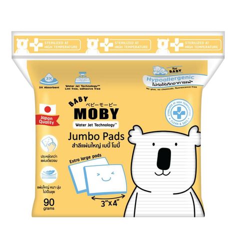 Baby Moby Jumbo Cotton Pads 90g