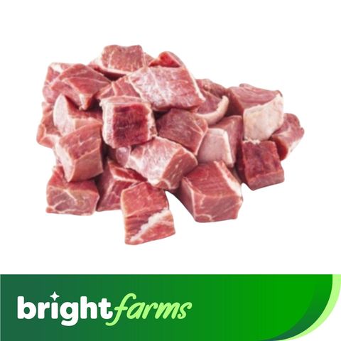 brightfarms Premium Beef Flank Cubes 500G (Frozen)