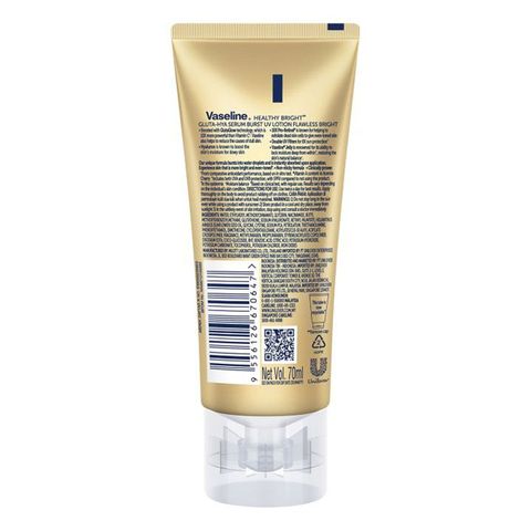 Vaseline Gluta-hya Serum Burst Lotion Flawless Bright 70ml