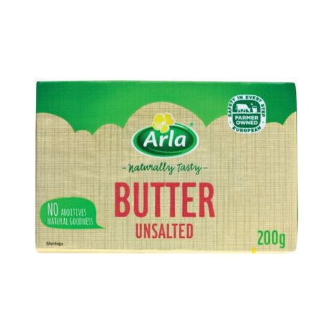 Arla Butter Unsalted 200g