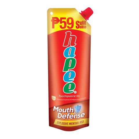 Hapee Toothpaste Ecotube Explosive Menthol Red 150g