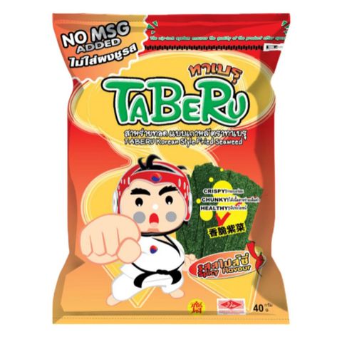 Taberu Fried Seaweed Spicy 40g
