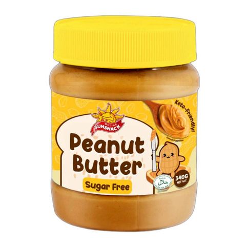 Sunsnack Peanut Butter Sugar Free 340g