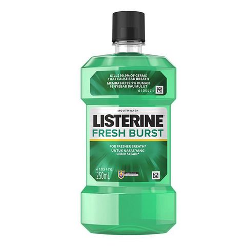 Listerine Fresh Burst Mouthwash 250ml