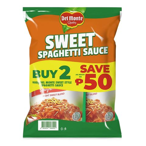 Del Monte Sweet Spaghetti Sauce (Buy 2 Save P50) 2 x 900g