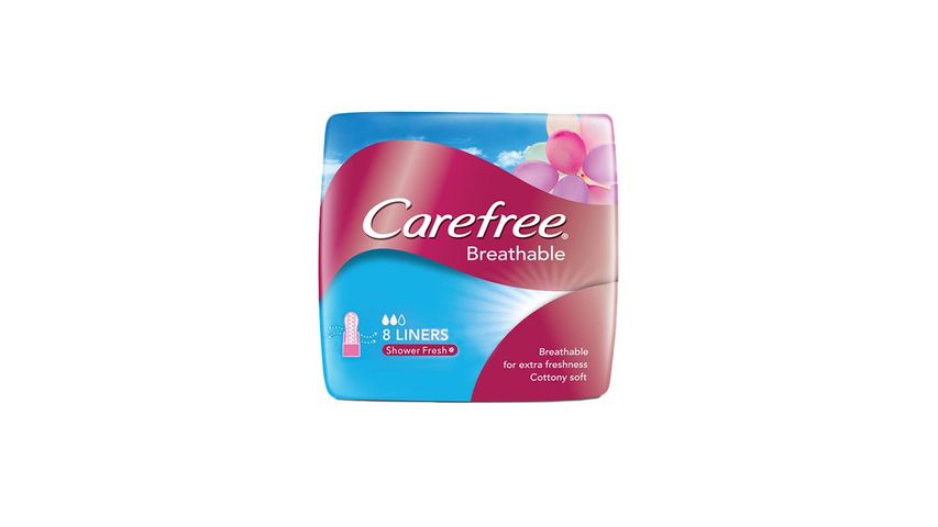 Carefree Breathable Panty Liners 8s