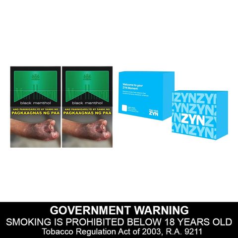 Marlboro Black Menthol 2 x 20 Pieces + Zyn Sampling Kit