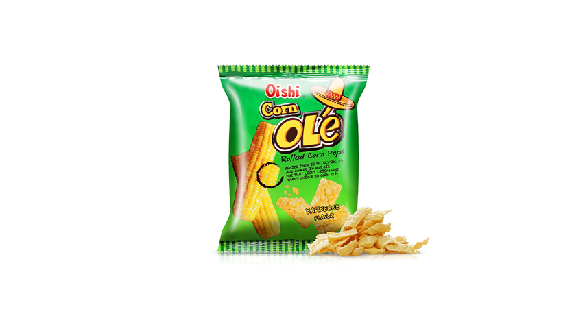 Oishi Corn Ol'e Chips Barbecue Flavor 22g