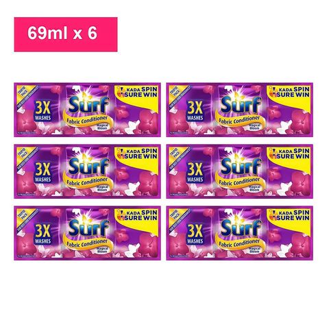 Surf Fabric Conditioner Magical Bloom 6 x 69ml