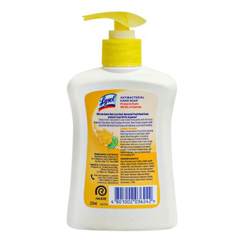 Lysol Antibacterial Handsoap Fresh 225ML