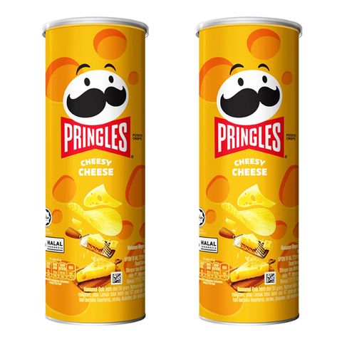 Pringles Potato Chips Snack Combo Pack (Cheese 102g+Cheese 102g)