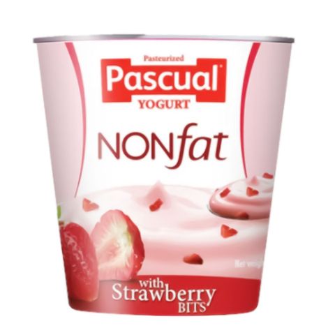 Pascual Creamy Delight Non-fat with Strawberry Bits 100ml