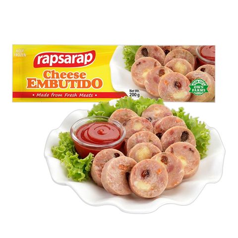 Rapsarap Cheese Embutido 200g