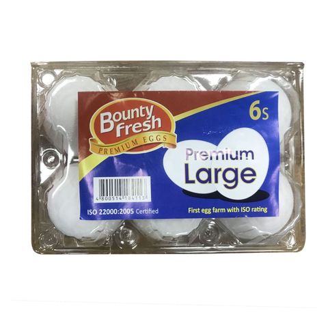 Bounty Fresh Premium Eggs Large 6 Pieces