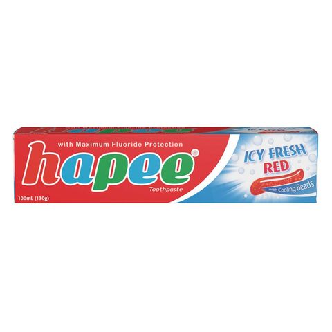 Hapee Icy Fresh Red with Cooling Beads Toothpaste 100ml