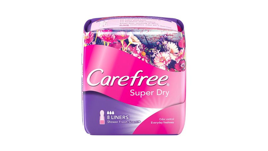 Carefree Super Dry Panty Liners 8s