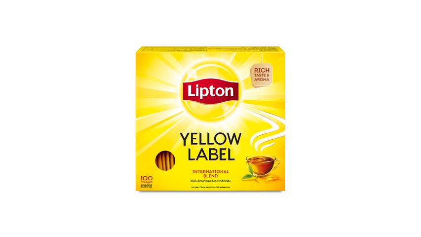 Lipton Yellow Label Black Tea Tea Bags 100 x 2g