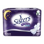 Sisters perforated Cotton Overnight 4pcs