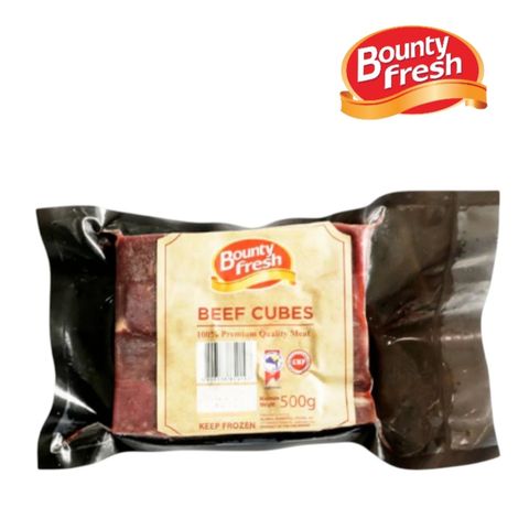 Bounty Fresh Beef Cubes 500g (Frozen)