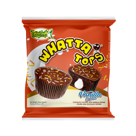 Lemon Square Whatta Tops Vanilla Cream 10 x 35g