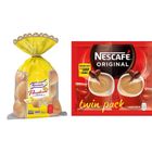 Gardenia Pandesal and Nescafe Original Combo