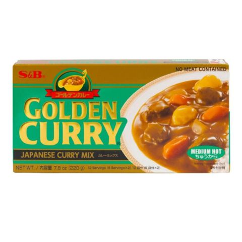 S&B Golden Curry Medium Hot 220g
