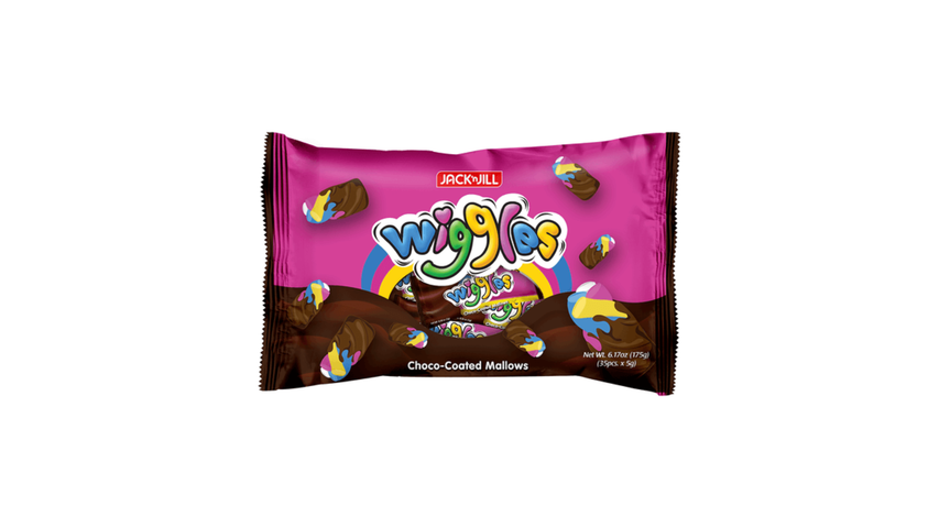 Wiggles Choco-Coated Mallows 175g