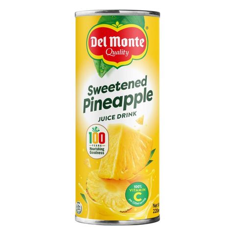 Del Monte Sweetened Pineapple Juice Drink 240mL