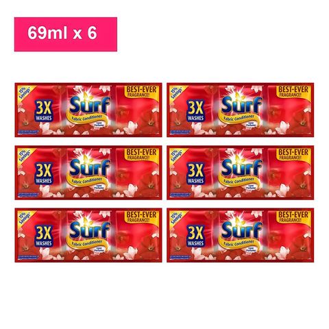 Surf Fabric Conditioner Luxe Perfume 6 x 69ml