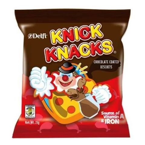 Delfi Knick Knacks Chocolate 21g